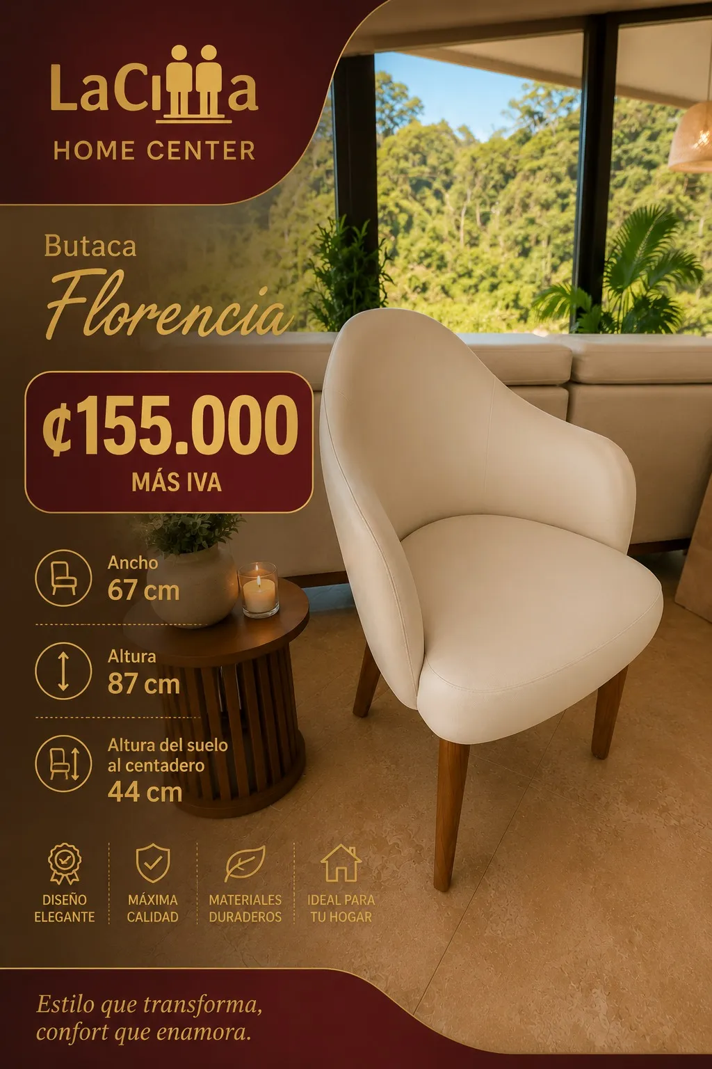 Butaca Florencia