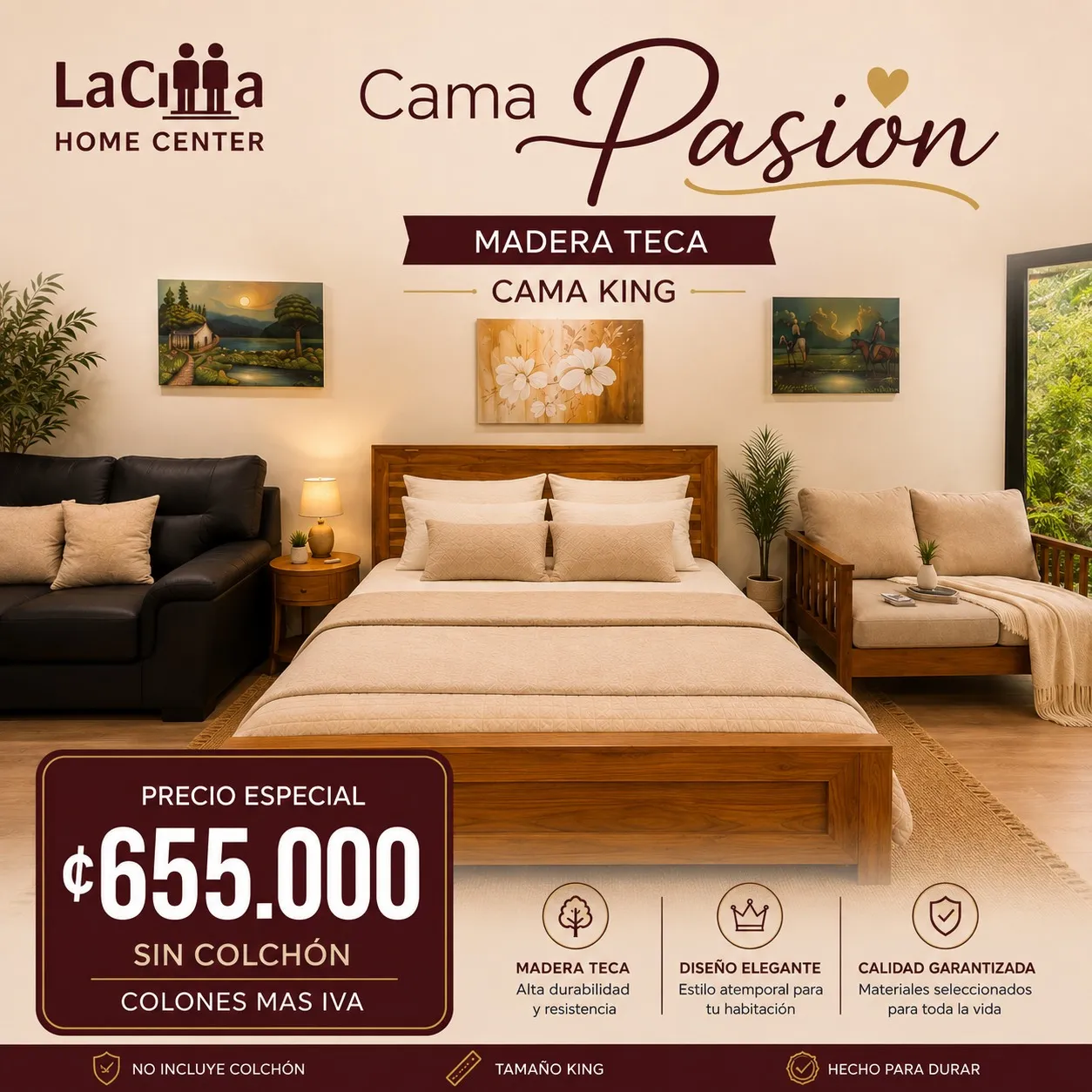 Cama Pasión