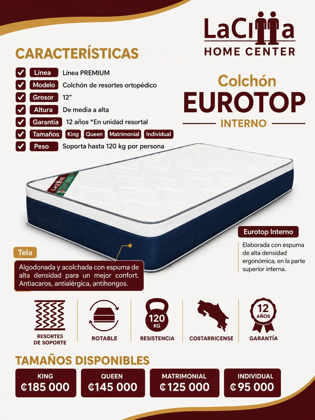 Colchón Erotop