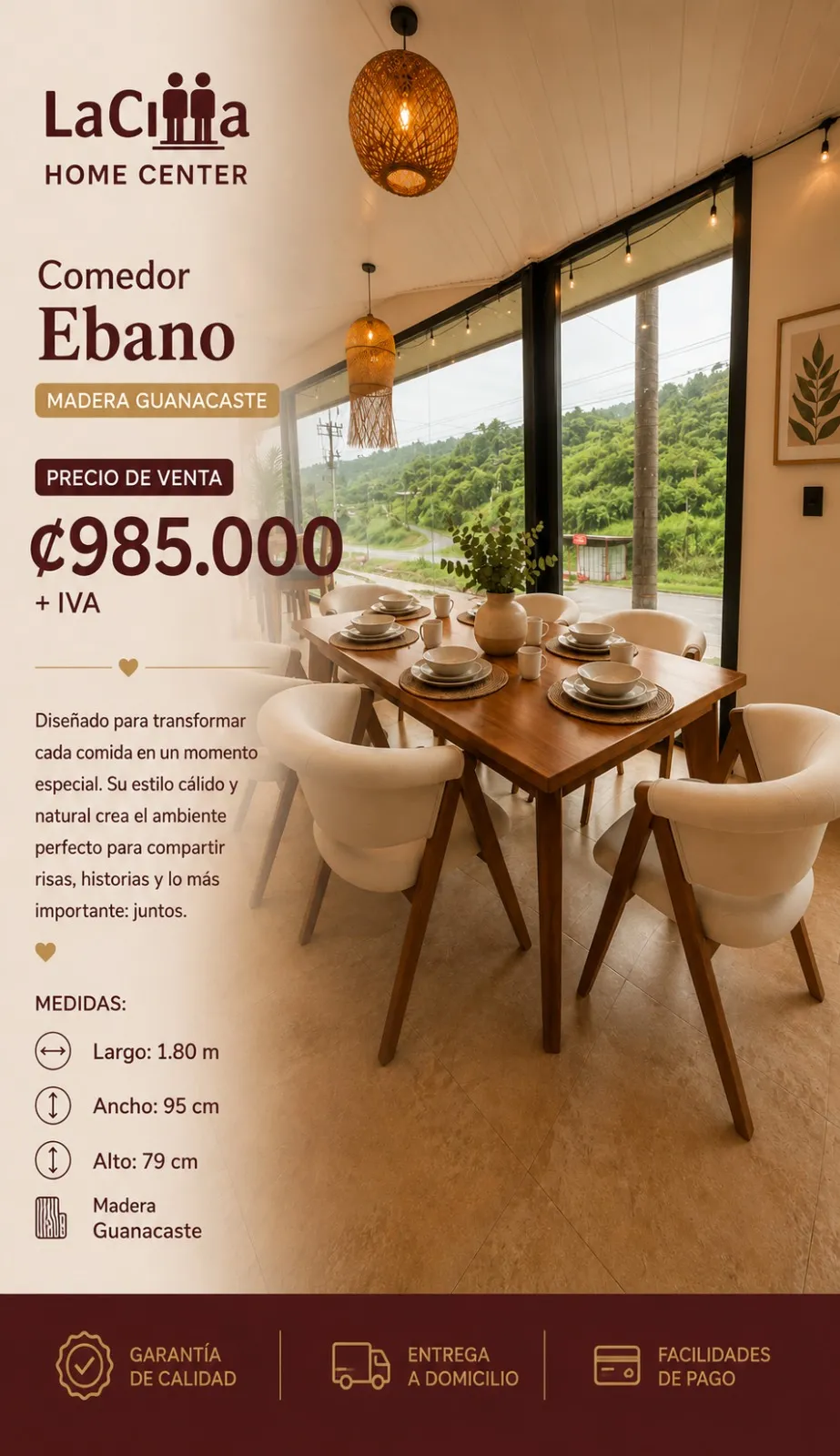 Comedor Ebano