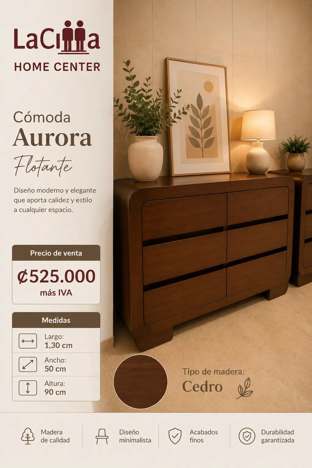 Comoda Aura Flotante