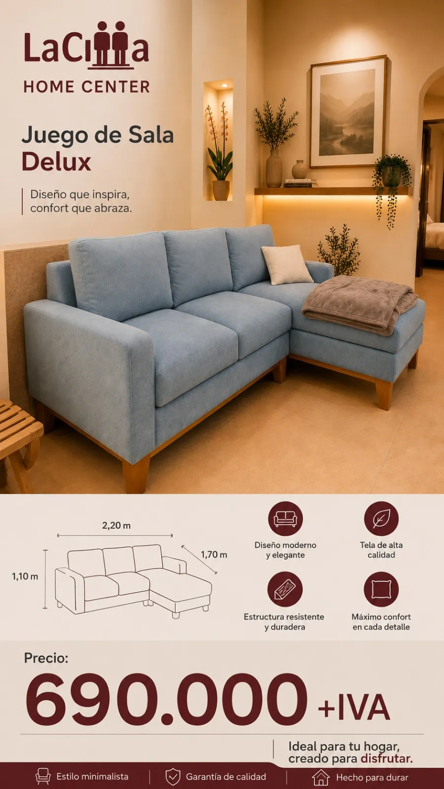 Juego de Sala Deluxe