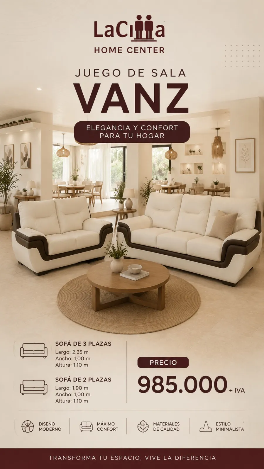 Juego de Sala VANZ