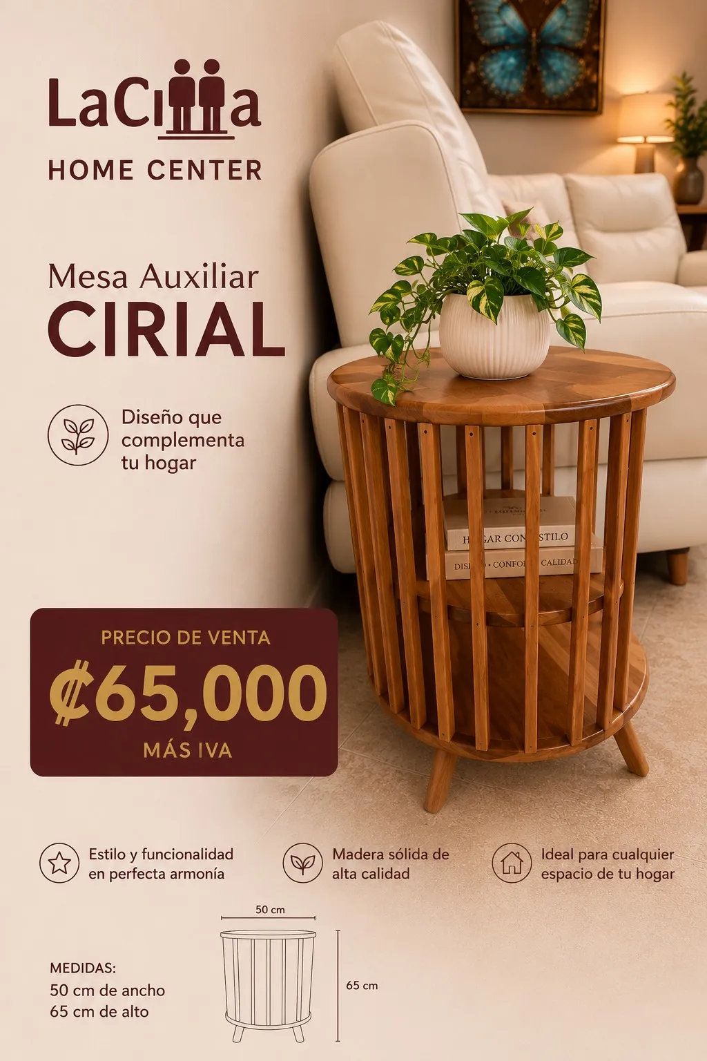 Mesa Auxiliar Cirial
