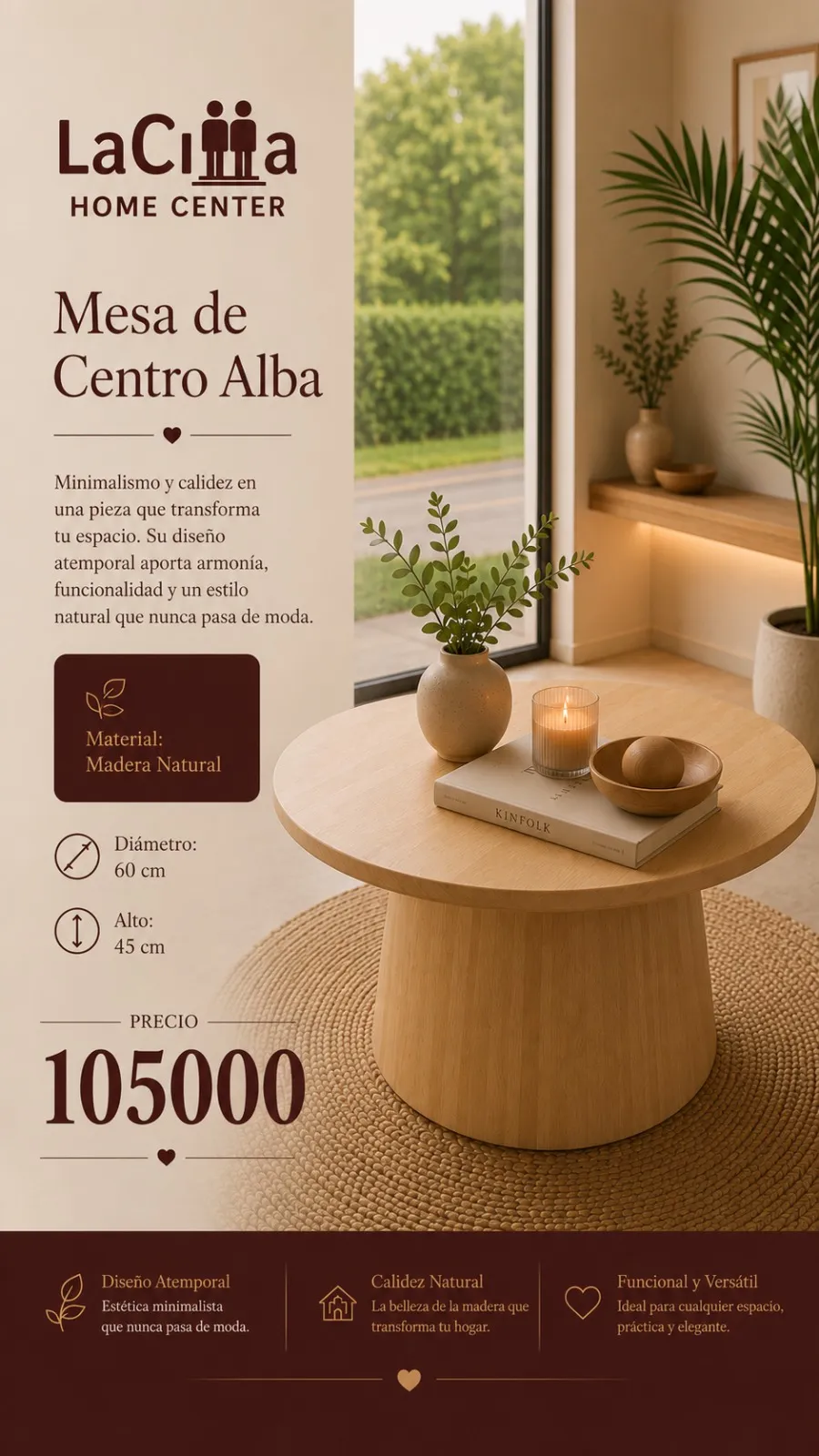 Mesa de Centro Alba