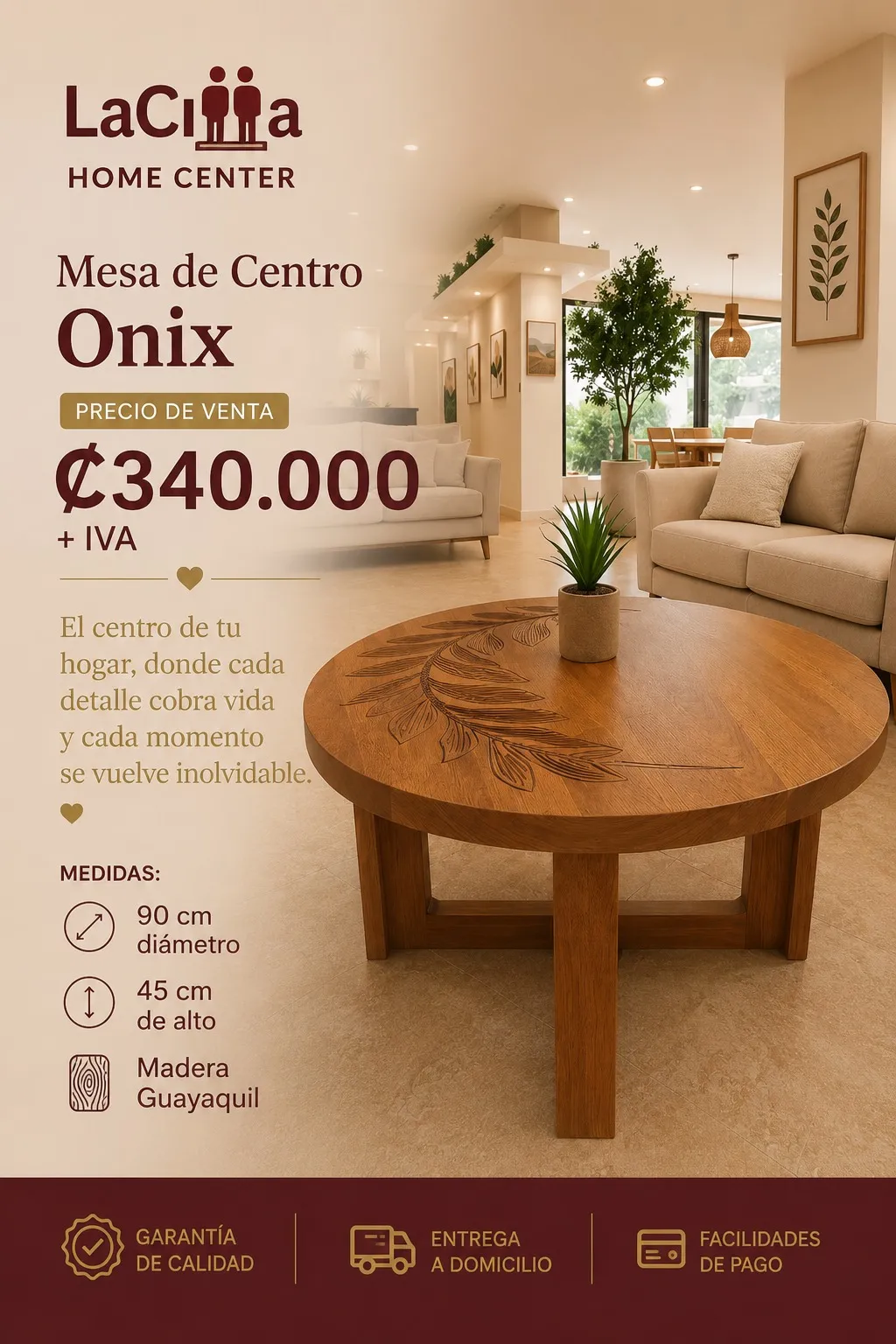 Mesa de Centro Onix